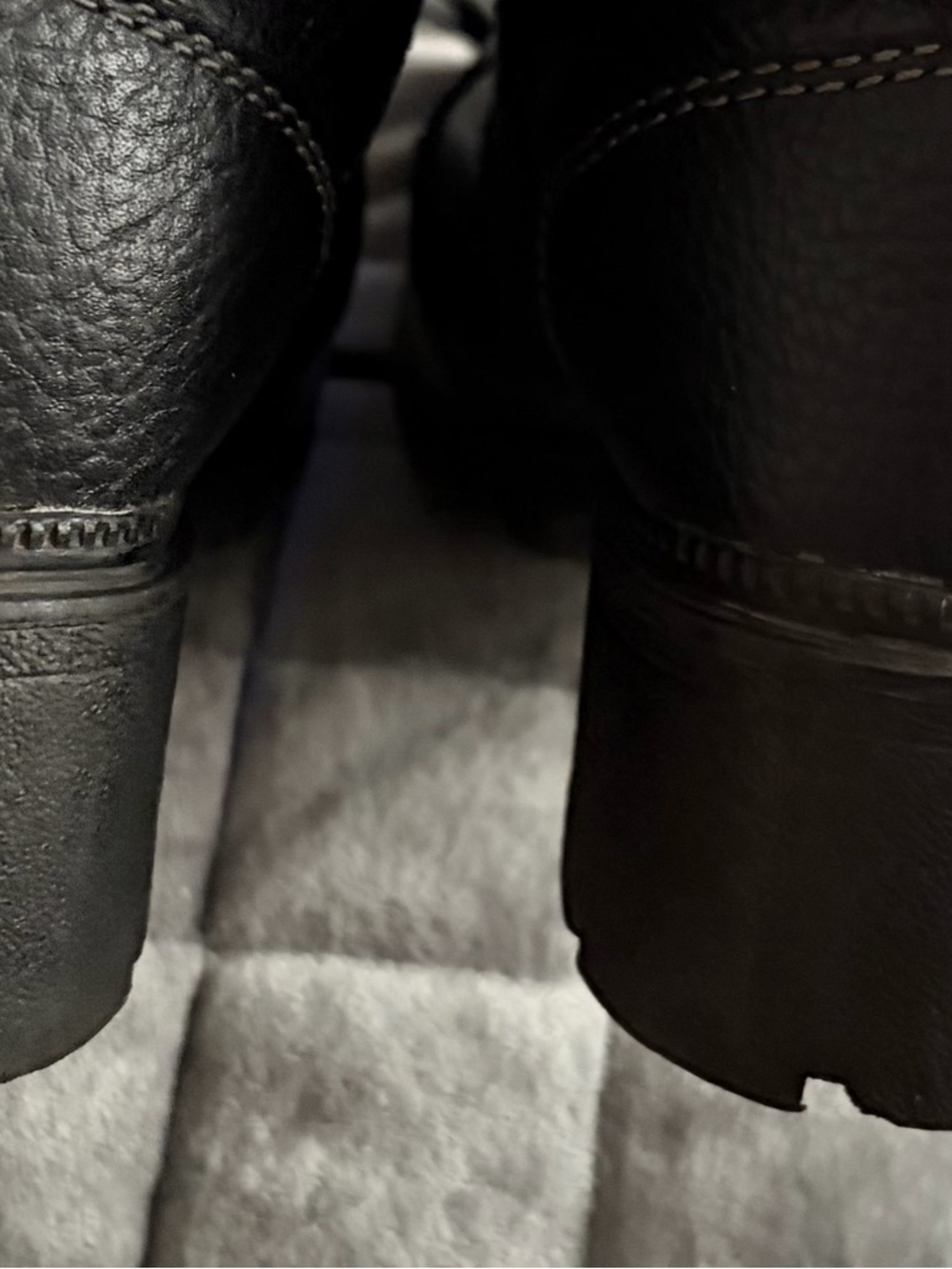 Harley Davidson Black Leather Motorcycle Riding Boots Size 8.5 Great Condition - Picture 13 of 13
